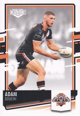 2021 NRL Elite Common Card - Base 138 Adam Doueihi Wests Tigers