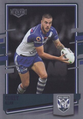 2021 NRL Elite Silver Specials - SS020 Corey Allan Canterbury Bulldogs