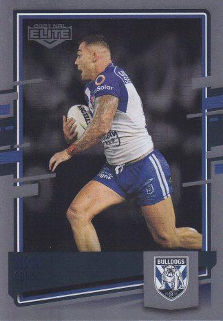 2021 NRL Elite Silver Specials - SS021 Nick Cotric Canterbury Bulldogs
