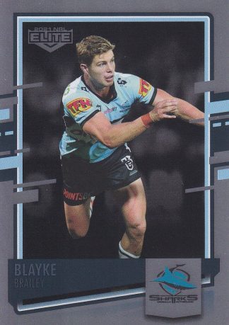 2021 NRL Elite Silver Specials - SS029 Blayke Brailey Cronulla Sharks