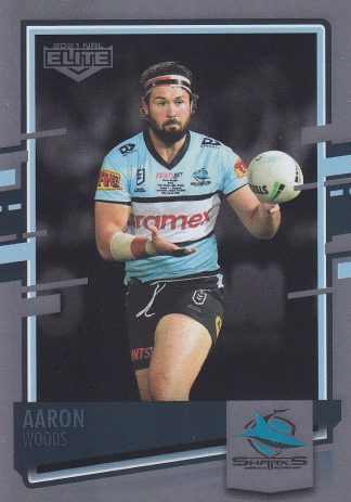 2021 NRL Elite Silver Specials - SS036 Aaron Woods Cronulla Sharks
