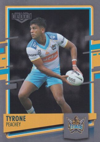 2021 NRL Elite Silver Specials - SS043 Tyrone Peachey Gold Coast Titans