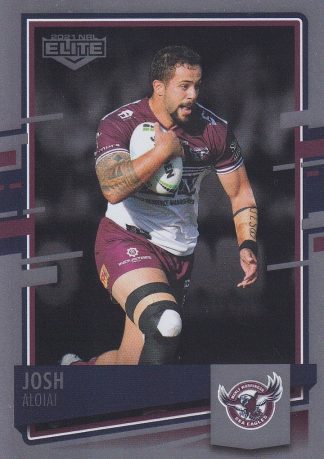 2021 NRL Elite Silver Specials - SS047 Josh Aloiai Manly Warringah Sea Eagles