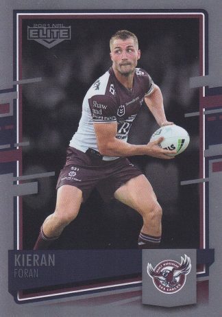 2021 NRL Elite Silver Specials - SS049 Kieran Foran Manly Warringah Sea Eagles