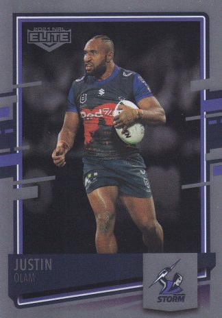 2021 NRL Elite Silver Specials - SS061 Justin Olam Melbourne Storm