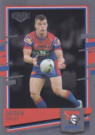 2021 NRL Elite Silver Specials - SS066 Jayden Brailey Newcastle Knights