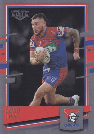 2021 NRL Elite Silver Specials - SS068 David Klemmer Newcastle Knights