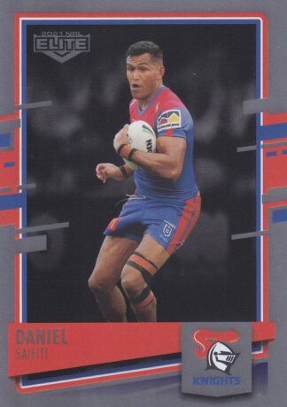 2021 NRL Elite Silver Specials - SS071 Daniel Saifiti Newcastle Knights