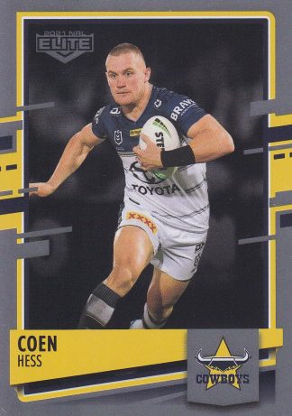2021 NRL Elite Silver Specials - SS078 Coen Hess North Queensland Cowboys