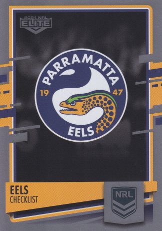 2021 NRL Elite Silver Specials - SS082 Parramatta Eels Checklist