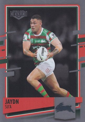 2021 NRL Elite Silver Specials - SS107 Jaydn Su'a South Sydney Rabbitohs
