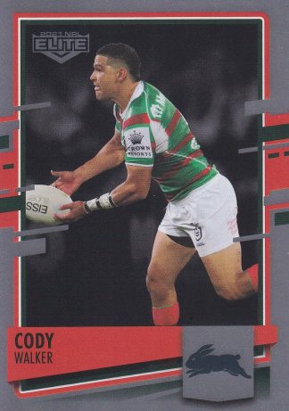 2021 NRL Elite Silver Specials - SS108 Cody Walker South Sydney Rabbitohs
