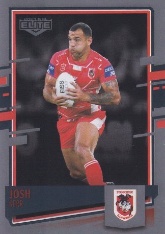 2021 NRL Elite Silver Specials - SS113 Josh Kerr St George Illawarra Dragons