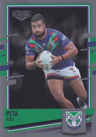 2021 NRL Elite Silver Specials - SS132 Peta Hiku Warriors