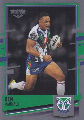 2021 NRL Elite Silver Specials - SS133 Ken Maumalo Warriors