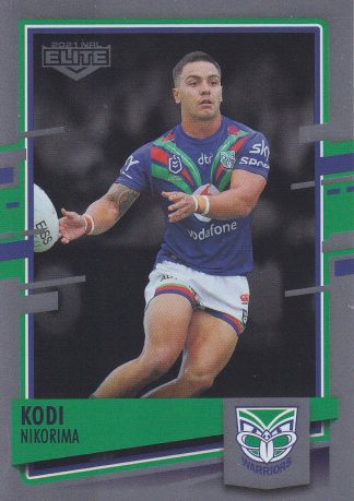 2021 NRL Elite Silver Specials - SS134 Kodi Nikorima Warriors