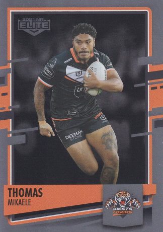 2021 NRL Elite Silver Specials - SS140 Thomas Mikaele Wests Tigers