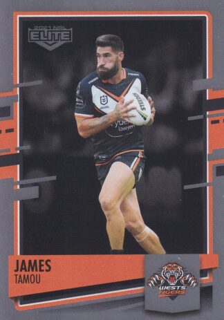2021 NRL Elite Silver Specials - SS144 James Tamou Wests Tigers