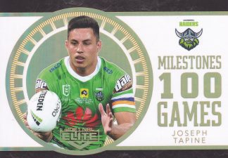 2021 NRL Elite Case Card - M02 Joseph Tapine Canberra Raiders