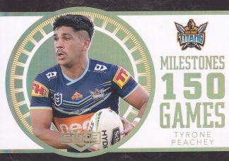 2021 NRL Elite Case Card - M05 Tyrone Peachey Gold Coast Titans