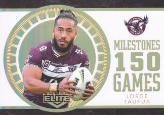 2021 NRL Elite Case Card - M06 Jorge Taufua Manly Sea Eagles
