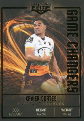 2021 NRL Elite Game Changers - GC01 Xavier Coates Brisbane Broncos