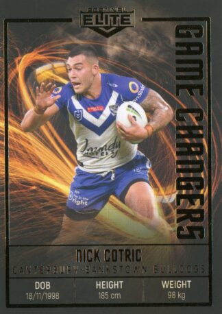 2021 NRL Elite Game Changers - GC05 Nick Cotric Canterbury Bulldogs