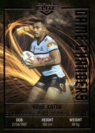 2021 NRL Elite Game Changers - GC07 Sione Katoa Cronulla Sharks