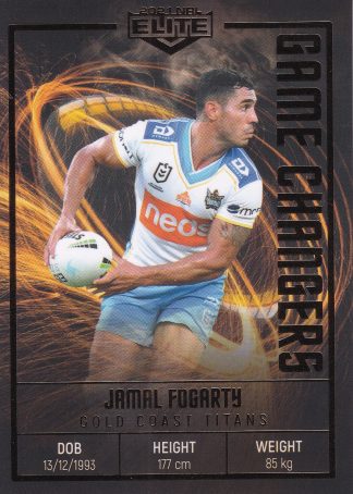 2021 NRL Elite Game Changers - GC10 Jamal Fogarty Gold Coast Titans