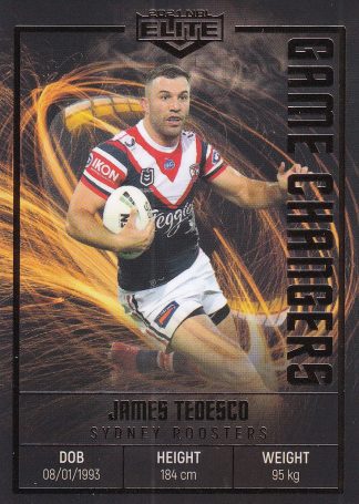 2021 NRL Elite Game Changers - GC28 James Tedesco Sydney Roosters