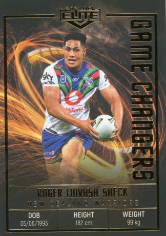 2021 NRL Elite Game Changers - GC30 Roger Tuivasa-Sheck Warriors