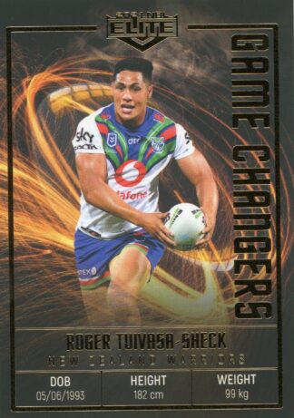 2021 NRL Elite Game Changers - GC30 Roger Tuivasa-Sheck Warriors
