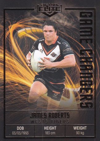 2021 NRL Elite Game Changers - GC32 James Roberts Wests Tigers