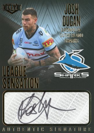 2021 NRL Elite League Sensation Signature Team - LST04 Josh Dugan Cronulla Sharks