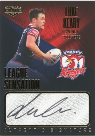 2021 NRL Elite League Sensation Signature Team - LST14 Luke Keary Sydney Roosters
