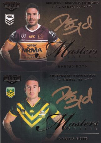 2021 NRL Elite Masters Series Signatures