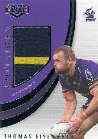 2021 NRL Elite Spotlight Jersey Patch - SLJ3 Thomas Eisenhuth Melbourne Storm
