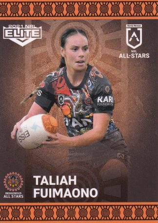 2021 NRL Elite Indigenous All Stars - AS11 Taliah Fuimaono