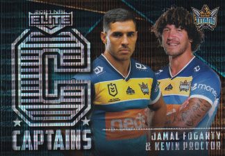 2021 NRL Elite Captains - C05 Jamal Fogarty & Kevin Proctor Gold Coast Titans