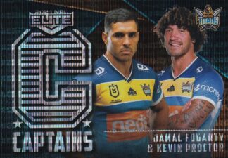 2021 NRL Elite Captains - C05 Jamal Fogarty & Kevin Proctor Gold Coast Titans