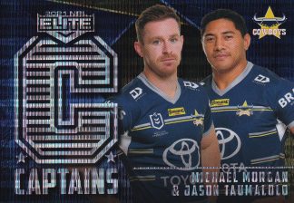 2021 NRL Elite Captains - C09 Michael Morgan & Jason Taumalolo North QLD Cowboys