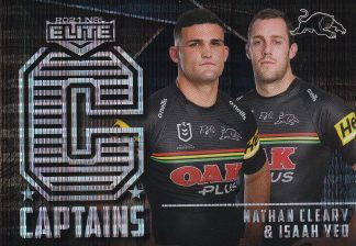 2021 NRL Elite Captains - C11 Nathan Cleary & Isaah Yeo Penrith Panthers