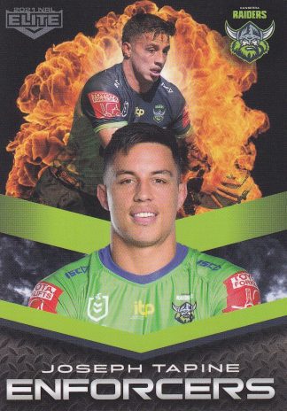 2021 NRL Elite Enforcers - E04 Joseph Tapine Canberra Raiders