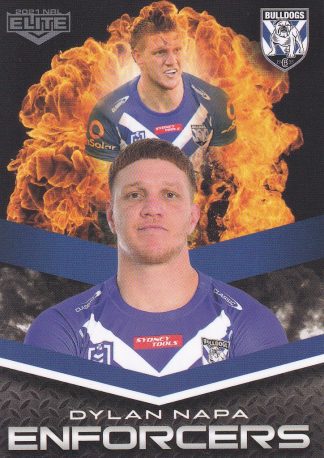 2021 NRL Elite Enforcers - E06 Dylan Napa Canterbury Bulldogs
