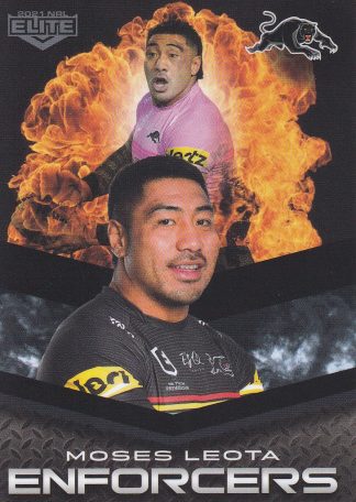 2021 NRL Elite Enforcers - E22 Moses Leota Penrith Panthers