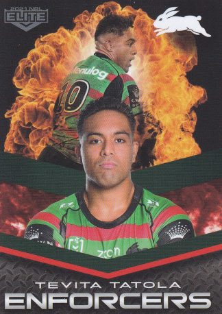 2021 NRL Elite Enforcers - E24 Tevita Tatola South Sydney Rabbitohs