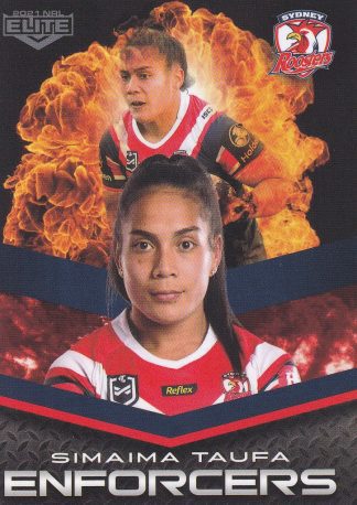 2021 NRL Elite Enforcers - E38 Simaima Taufa Sydney Roosters