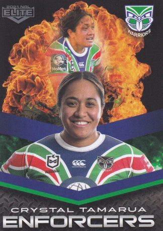 2021 NRL Elite Enforcers - E40 Crystal Tamarua Warriors