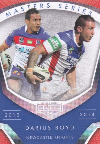 2021 NRL Elite Masters Series - MS03 Darius Boyd Newcastle Knights