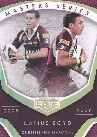 2021 NRL Elite Masters Series - MS06 Darius Boyd QLD Maroons